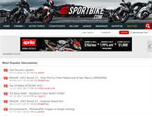 Tablet Screenshot of esportbike.com